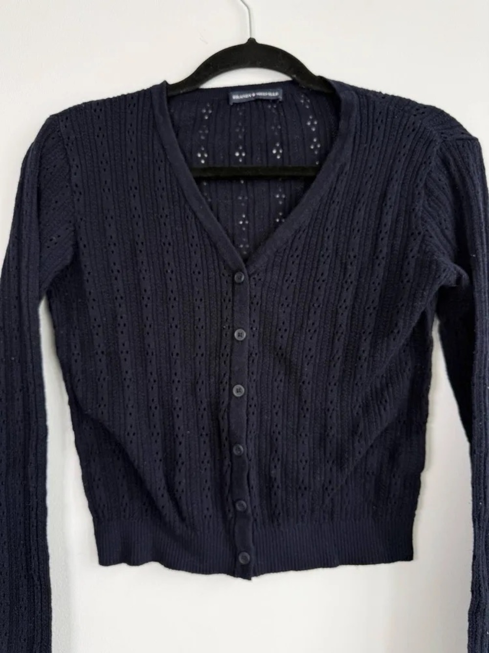 Brandy Melville Knit Cardigan Sweater
One Size Navy